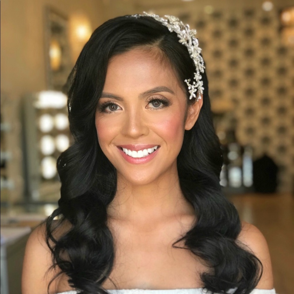 Bridal Headpiece in Silver with crystals